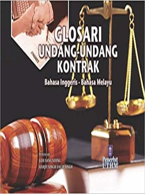 cover image of Glosari Undang-undang Kontrak